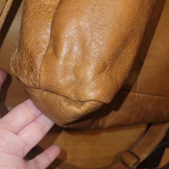 Myra Bags Button and Stitches Leather Tote Bag - Picture 6 of 15